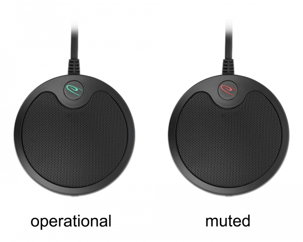 DELOCK μικρόφωνο 20672, πυκνωτικό, omnidirectional, με mute, USB - Image 2