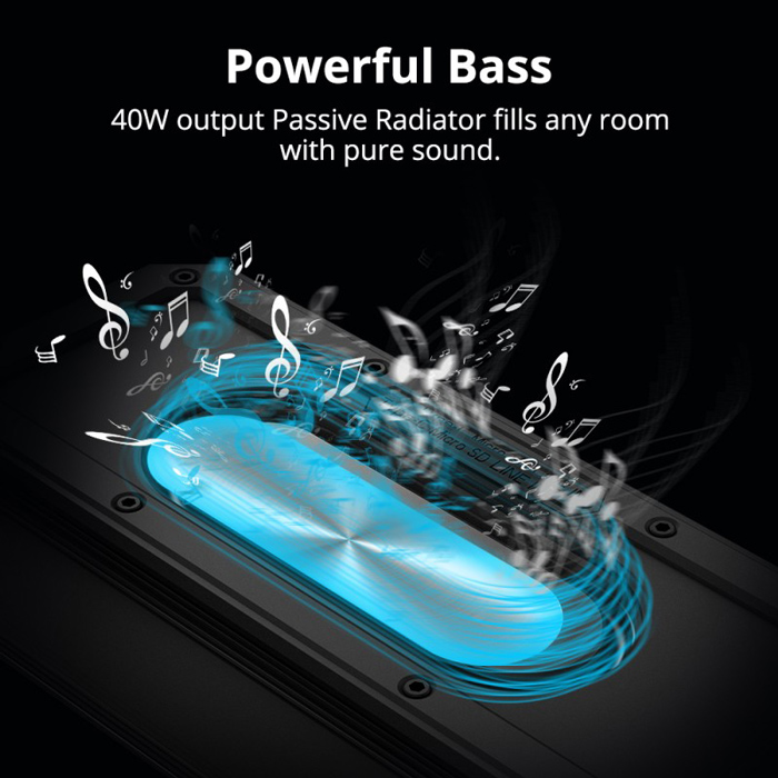 TRONSMART φορητό ηχείο Element Force+ 40W, Bluetooth/NFC, 6600mAh, μαύρο - Image 4