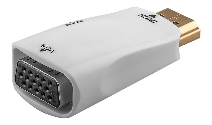 GOOBAY αντάπτορας HDMI σε VGA 44793 με 3.5mm, 1080p/60Hz, λευκός - Image 2