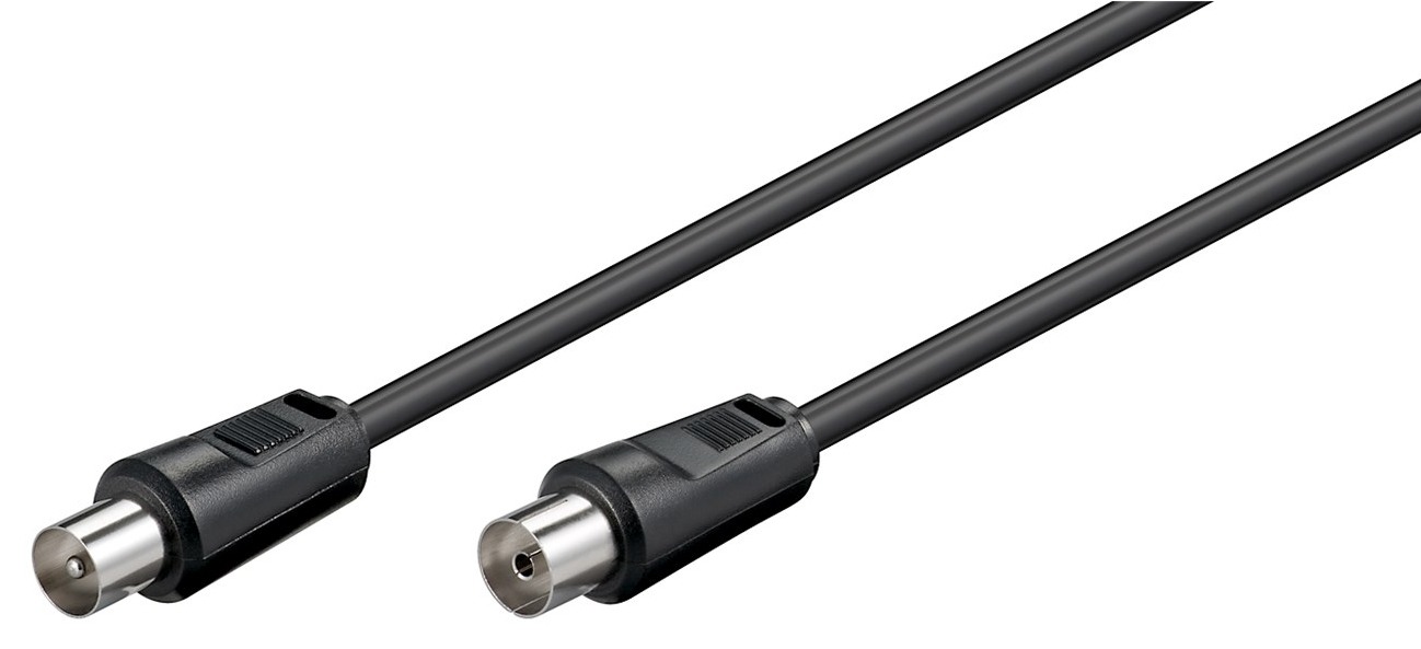 GOOBAY καλώδιο κεραίας αρσενικό σε θηλυκό 50913, <70dB, CCS, 20m, μαύρο - Image 2