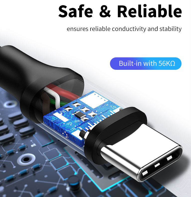 CABLETIME καλώδιο USB-C σε USB U323A, 3A, 480Mbps, 0.25m, μαύρο - Image 3