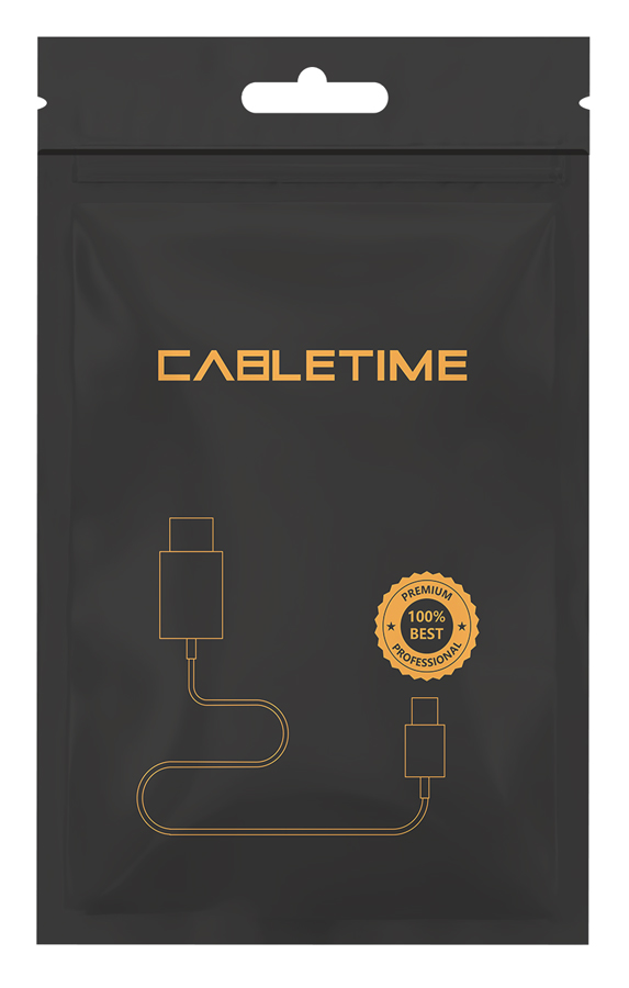 CABLETIME καλώδιο HDMI σε Mini DisplayPort CT-03G, 1080p, 1.8m, λευκό - Image 4
