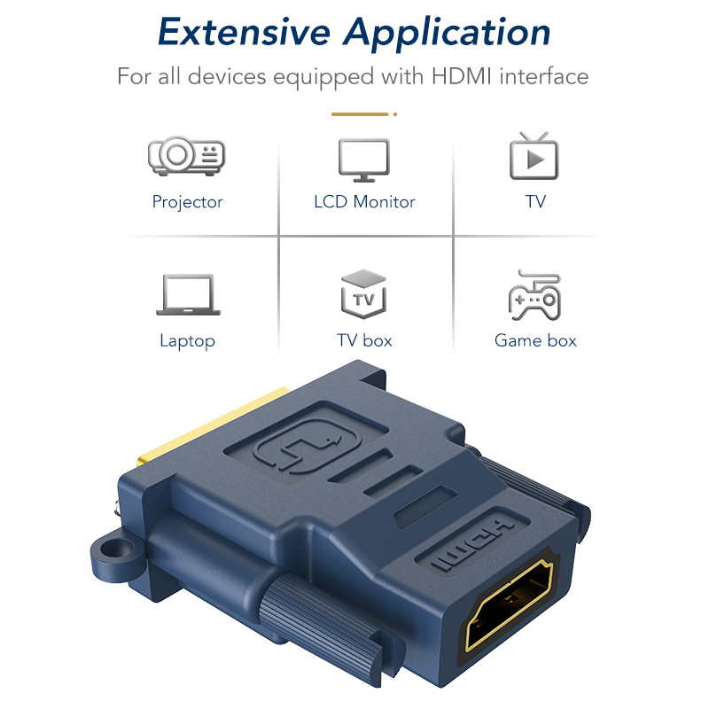 CABLETIME αντάπτορας HDMI σε DVI HA05R, 1080p, μπλε - Image 4