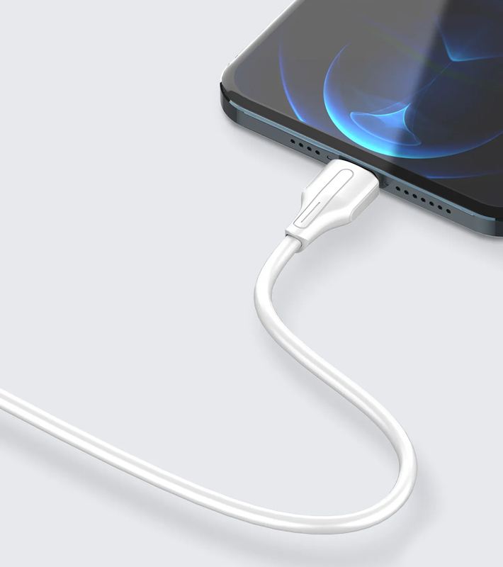 LDNIO καλώδιο Lightning σε USB LS540, 2.4A, 20cm, λευκό - Image 2