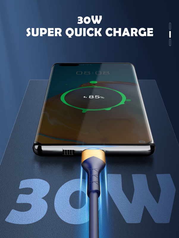 LDNIO καλώδιο Lightning σε USB LS801, 30W, 1m, λευκό - Image 2