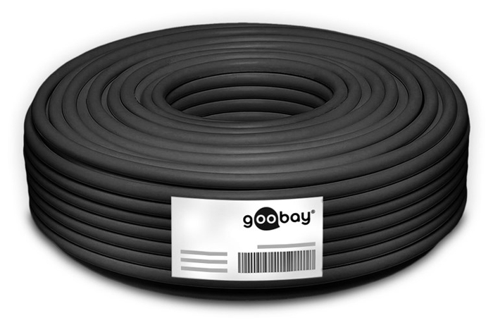 GOOBAY καλώδιο δικτύου 53867, CAT 7 S/FTP, Copper, 50m, μαύρο - Image 2