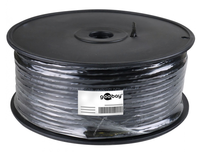 GOOBAY καλώδιο δικτύου 57197, CAT 6 S/FTP, CCA, έως 40m, 100m, μαύρο - Image 4
