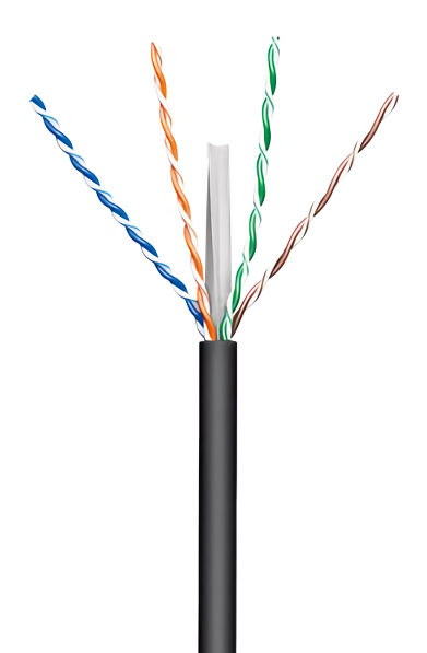 GOOBAY καλώδιο δικτύου 57293, CAT 6 U/UTP, CCA, έως 50m, 100m, μαύρο - Image 2
