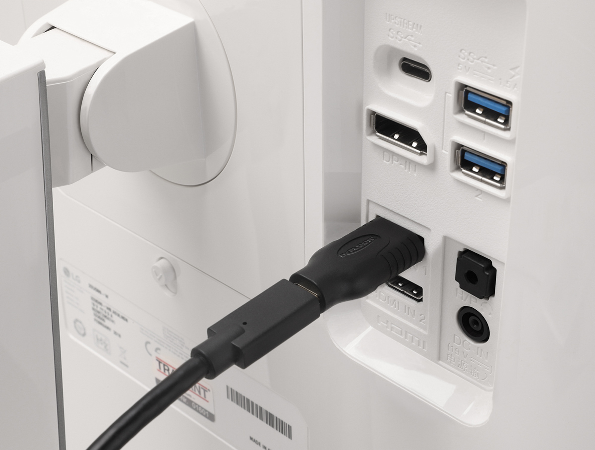 DELOCK αντάπτορας HDMI σε USB-C 61075, 4K/60Hz, μαύρος - Image 2