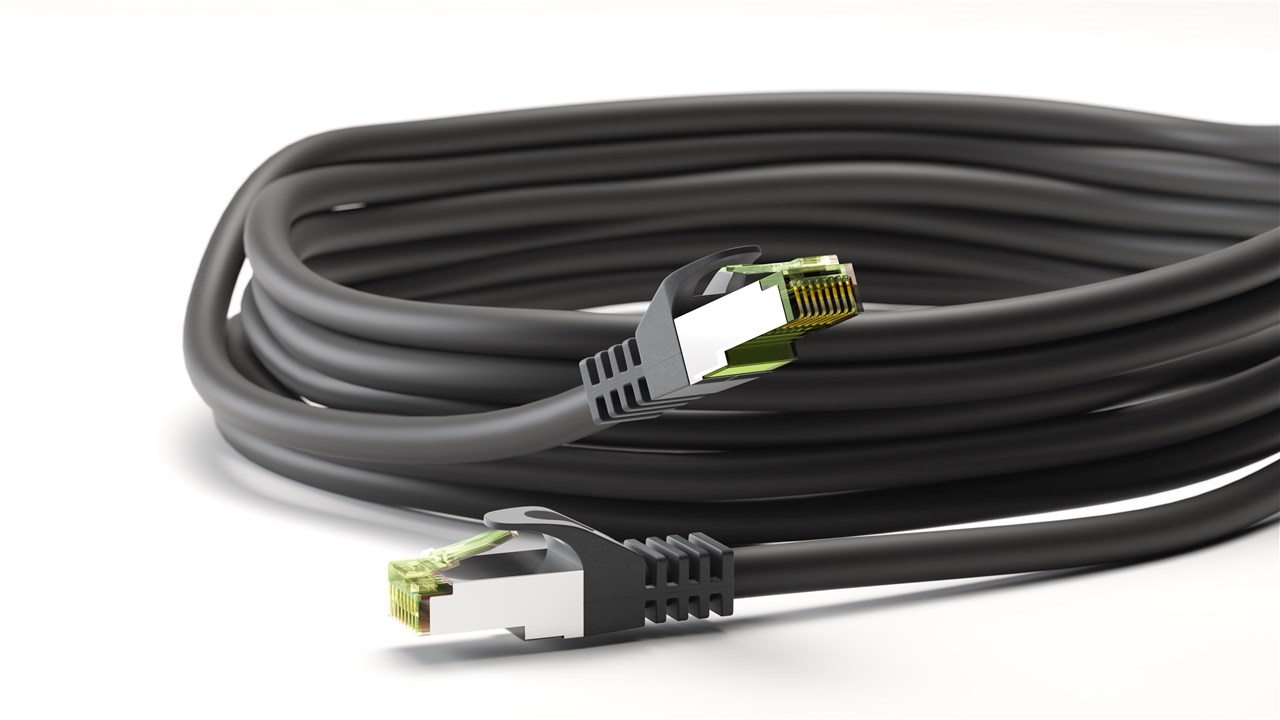 GOOBAY καλώδιο δικτύου 61094, CAT 8.1 S/FTP, copper, GHMT, 2m, μαύρο - Image 3