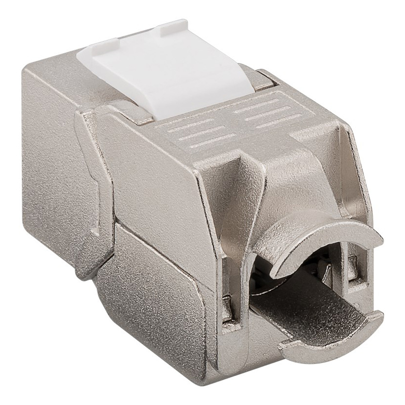 GOOBAY keystone module RJ45 CΑΤ 8.1 61129, STP, 2000 MHz, GHMT, ασημί - Image 3