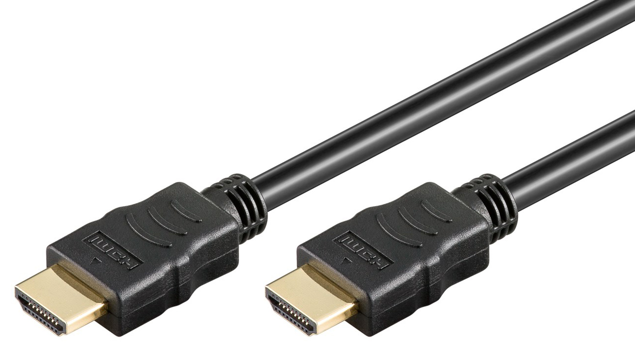 GOOBAY καλώδιο HDMI 2.0 61163, Ethernet, 4K/60Hz, 10.2 Gbps, 10m, μαύρο