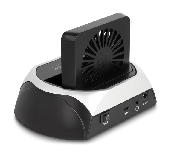 DELOCK docking station για M.2 NVMe/SATA ή 2.5"/3.5" SSD/HDD 64280, 10Gbps, μαύρο - Image 4