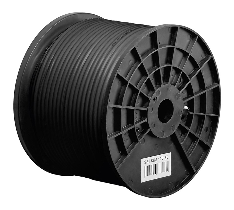 GOOBAY καλώδιο κεραίας 67103, 100dB, 75Ω, CCS, 100m, μαύρο - Image 2