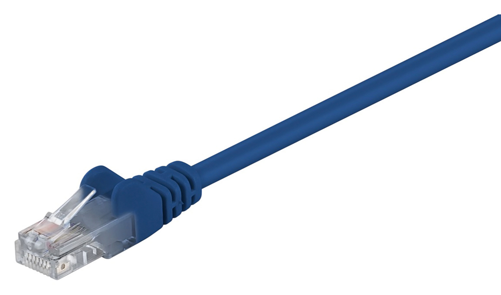 GΟOBAY καλώδιο δικτύου 68365, CAT 5e U/UTP, CCA, PVC, 3m, μπλε