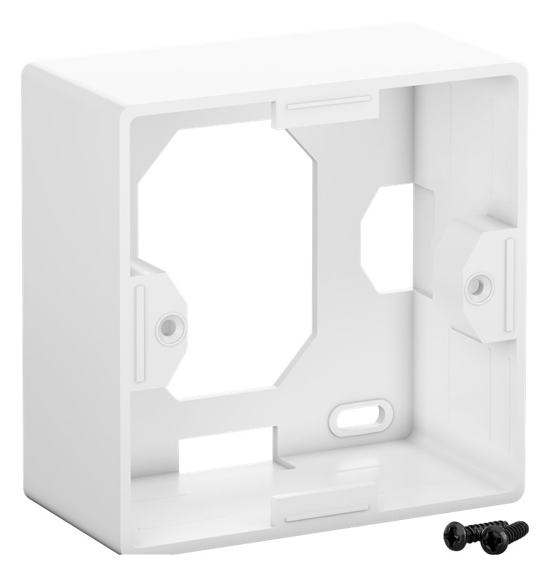 GOOBAY επιτοίχια πρίζα CAT 6a 68572, 2x RJ45, 80x80mm, λευκή - Image 4