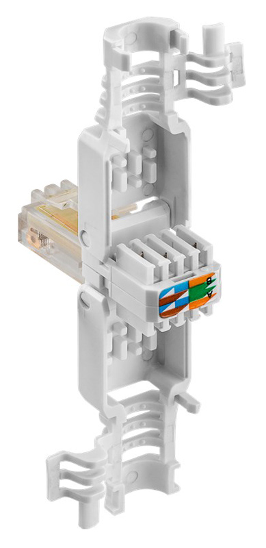 GOOBAY βύσμα RJ45 CAT 5e UTP 68859, tool-free, λευκό - Image 2