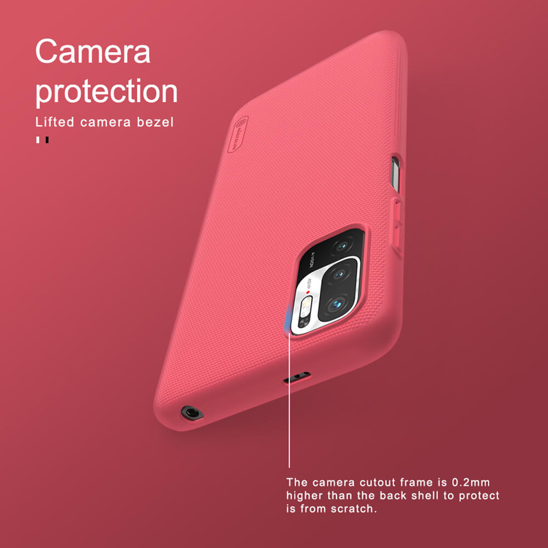 NILLKIN θήκη Super Frosted Shield για Xiaomi Note 11 5G/M4 Pro 5G, μαύρη - Image 3