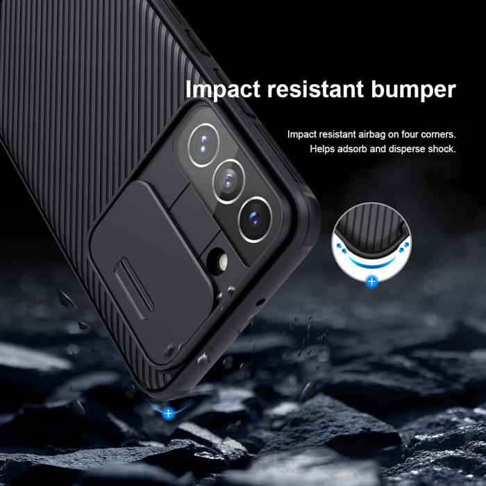 NILLKIN θήκη CamShield Pro για Samsung Galaxy S22+, μαύρη - Image 3