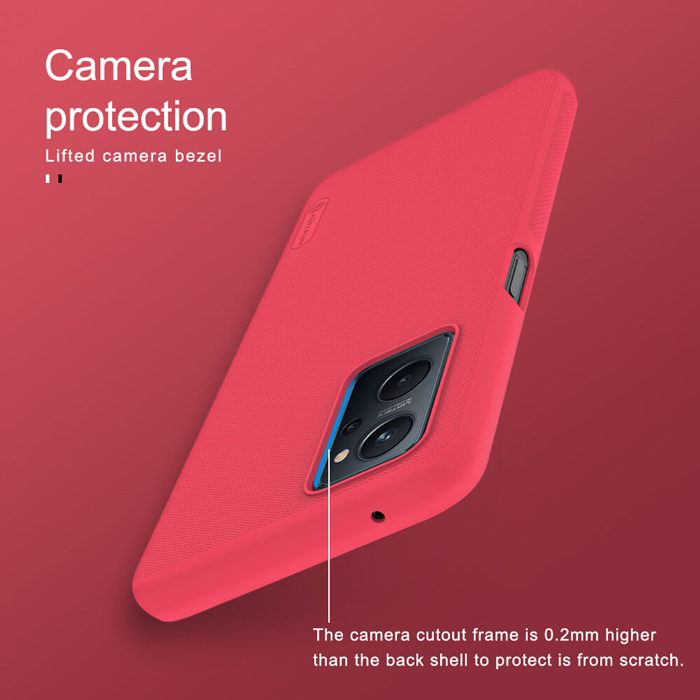 NILLKIN θήκη Super Frosted Shield για Realme 9i, μαύρη - Image 3