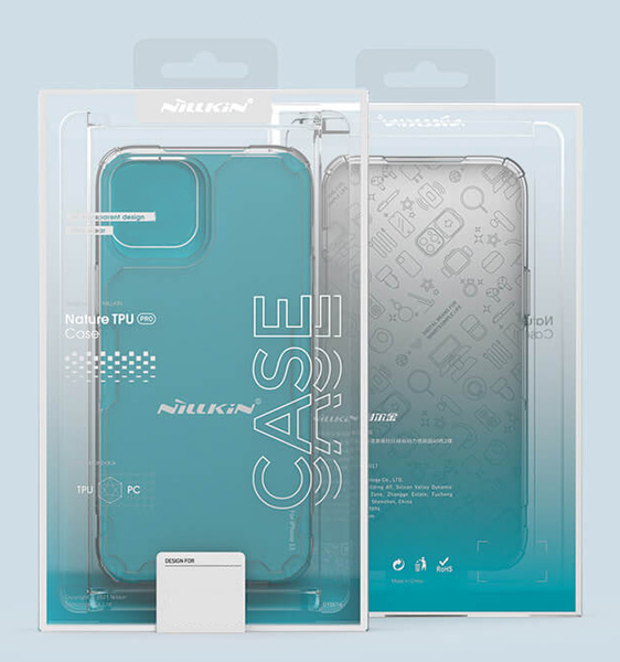 NILLKIN θήκη Nature Pro για Apple iPhone 14 Pro Max, μπλε & διάφανη - Image 4