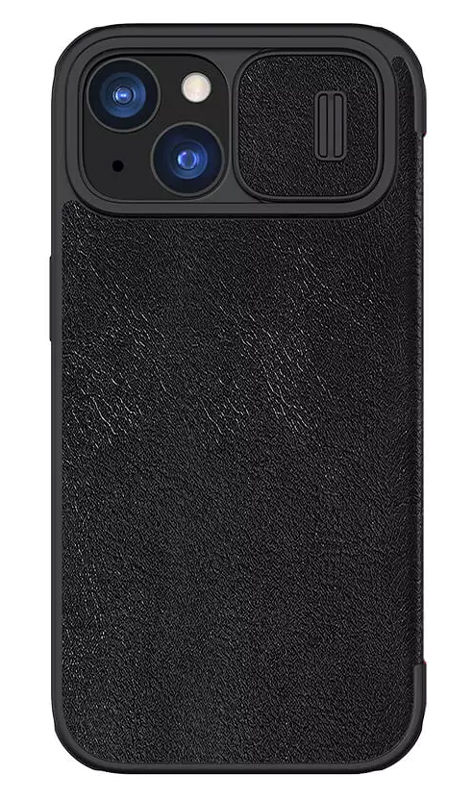 NILLKIN θήκη Qin Pro για iPhone 15 Plus, δερμάτινη, μαύρη - Image 4