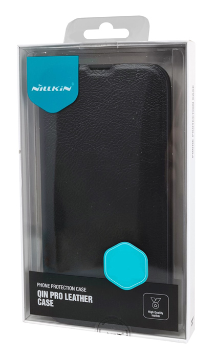NILLKIN θήκη Qin Pro για iPhone 15 Pro Max, δερμάτινη, μαύρη - Image 5