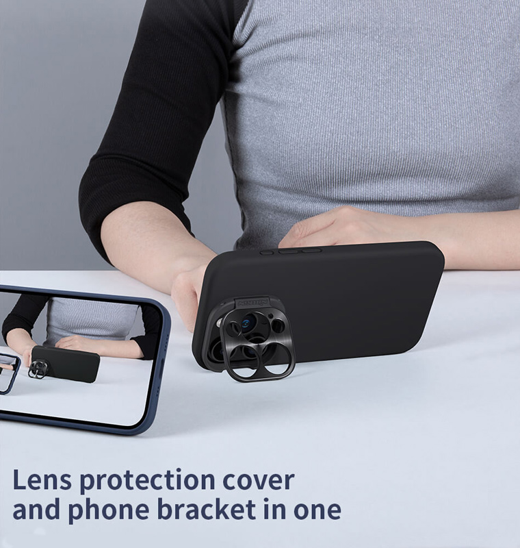 NILLKIN θήκη LensWing Magnetic για iPhone 15 Pro, μαύρη - Image 3