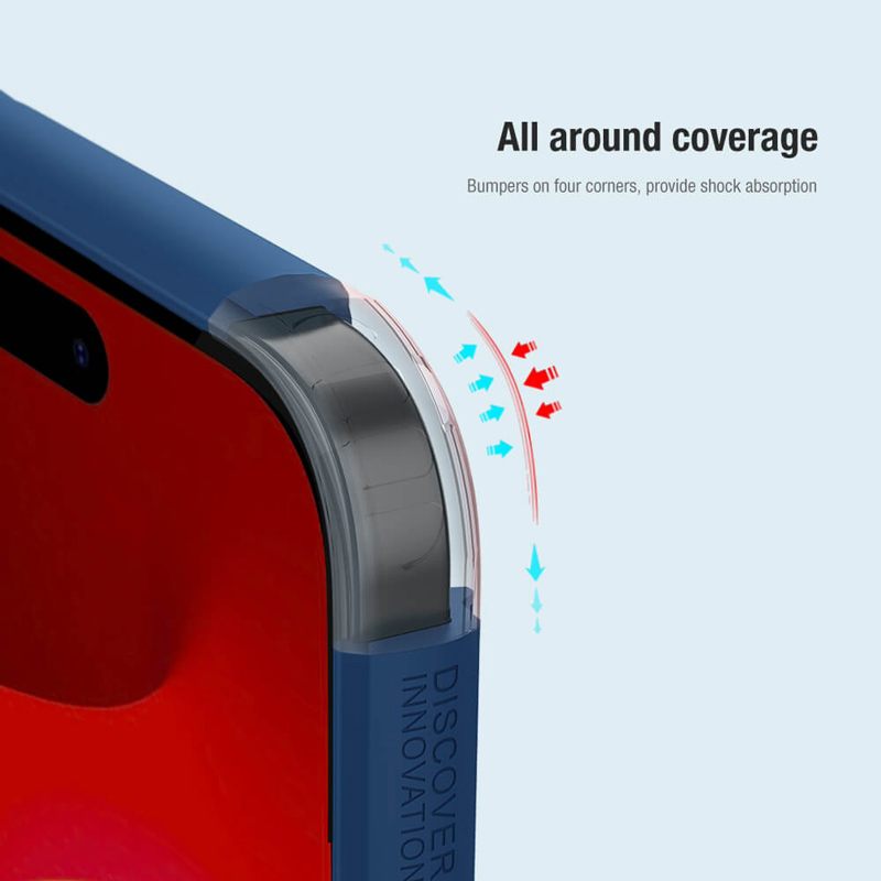 NILLKIN θήκη Super Frosted Shield Pro για iPhone 15, πράσινη - Image 3
