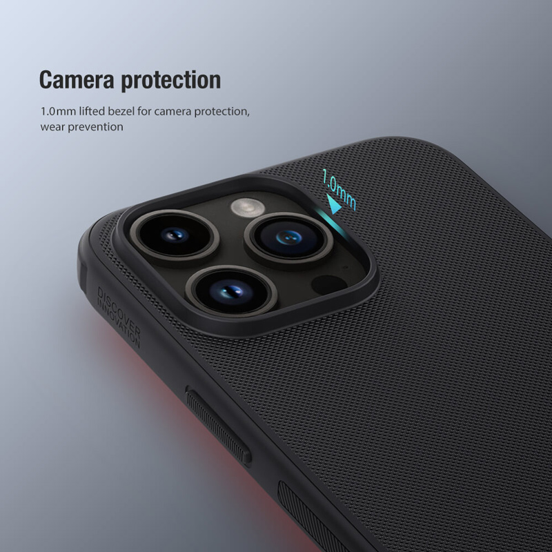 NILLKIN θήκη Super Frosted Shield Pro για iPhone 15 Pro Max, μπλε - Image 2