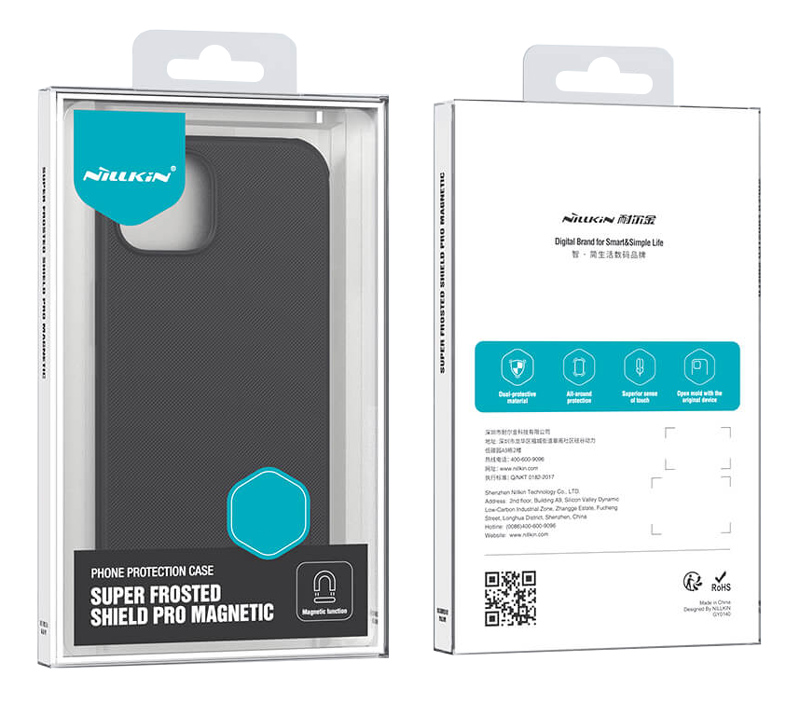 NILLKIN θήκη Super Frosted Shield Pro Magnetic, iPhone 15 Pro Max, μπλε - Image 5