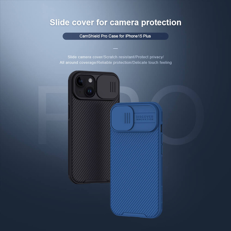 NILLKIN θήκη CamShield Pro για iPhone 15 Plus, πράσινη - Image 2