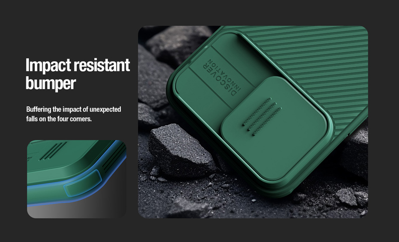 NILLKIN θήκη CamShield Pro για iPhone 15 Pro, μωβ - Image 3
