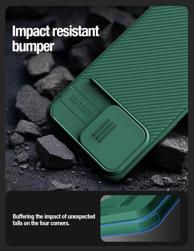 NILLKIN θήκη CamShield Pro για iPhone 15 Pro Max, μωβ - Image 3