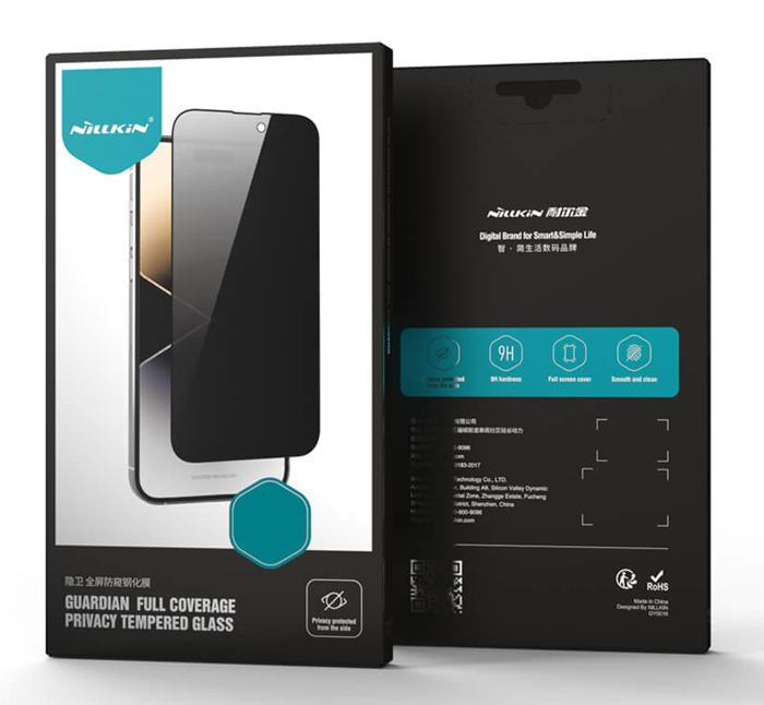 NILLKIN tempered glass Guardian Full Coverage 2.5D για iPhone 15 Pro Max - Image 4