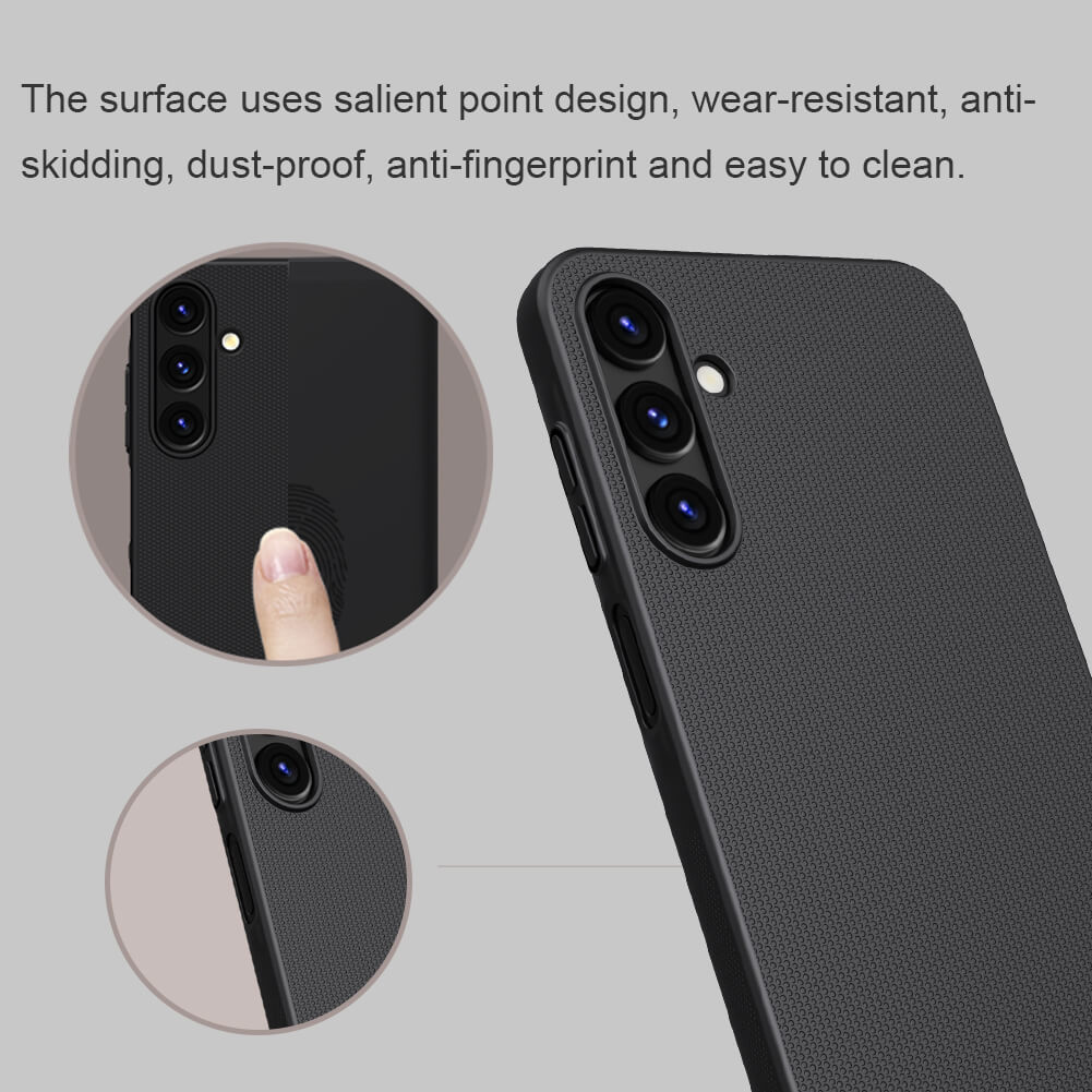 NILLKIN θήκη Super Frosted Shield για Samsung Galaxy A15 5G, μαύρη - Image 3