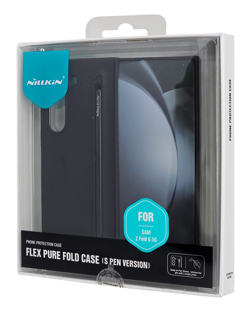 NILLKIN θήκη Flex Pure Fold για Samsung Galaxy Z Fold 6 5G, με στυλό αφής, μαύρη - Image 5