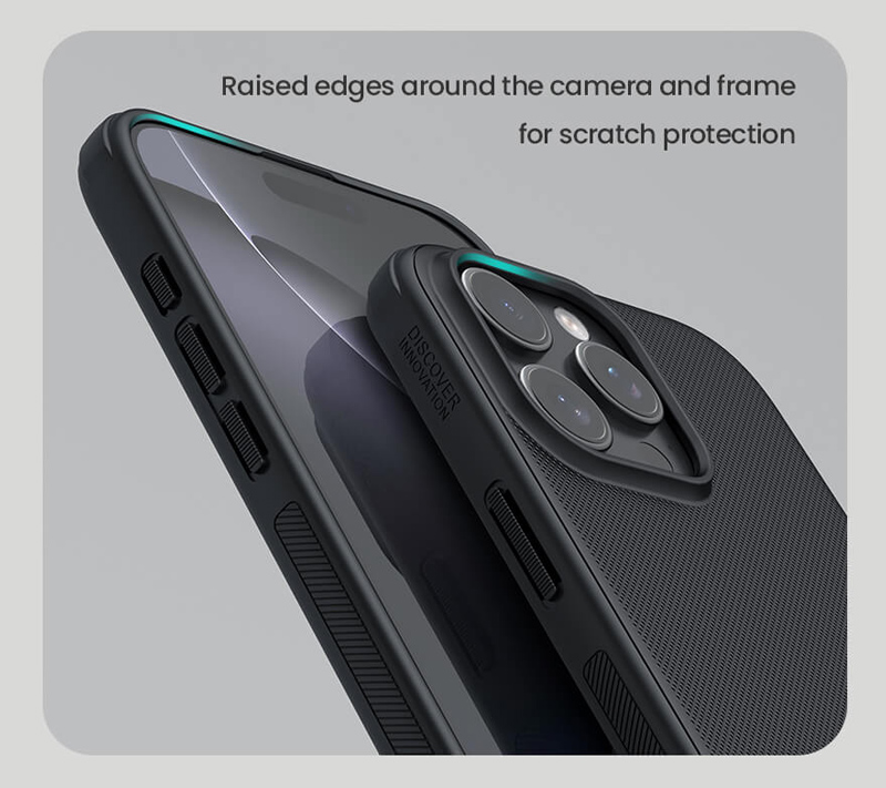 NILLKIN θήκη Super Frosted Shield Pro Magnetic για iPhone 16 Pro Max, μπλε - Image 3