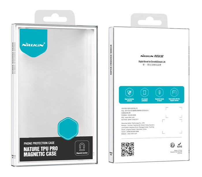 NILLKIN θήκη Nature TPU Pro Magnetic για iPhone 16 Pro Max, διάφανη-μπλε - Image 5