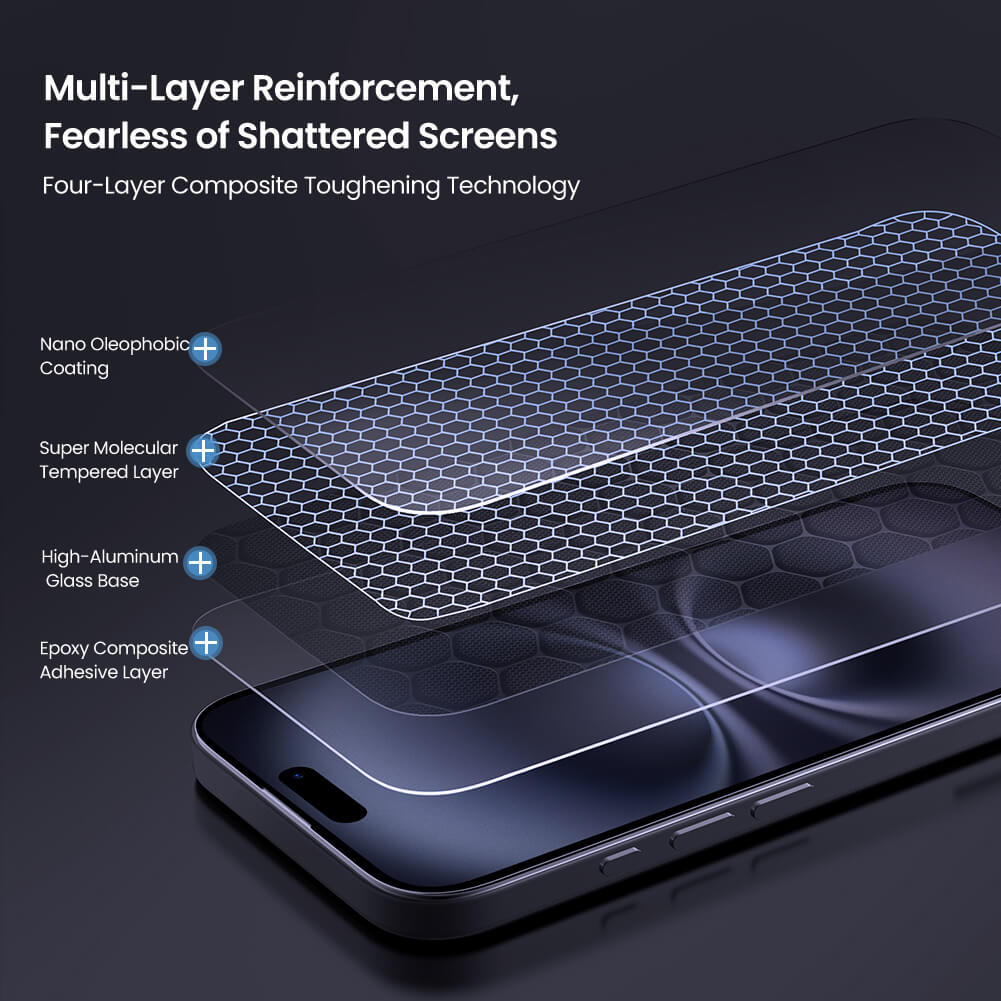 NILLKIN tempered glass 2.5D H+ Pro για Apple iPhone 16 - Image 3