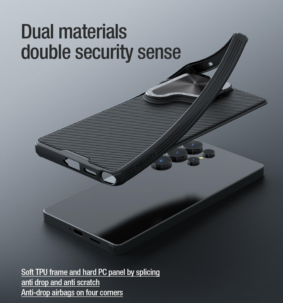 NILLKIN θήκη CamShield Prop για Samsung Galaxy S25 Ultra, μαύρη - Image 3