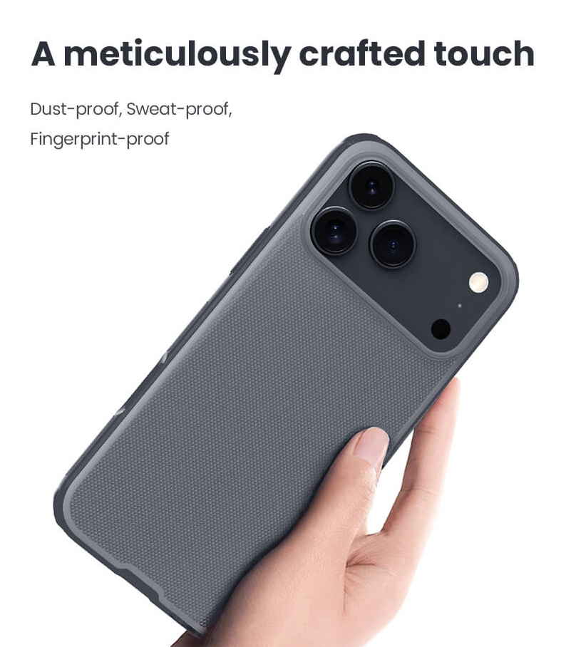 NILLKIN θήκη Super Frosted Shield Pro για Apple iPhone 17 Pro Max, διάφανη/μαύρη - Image 2