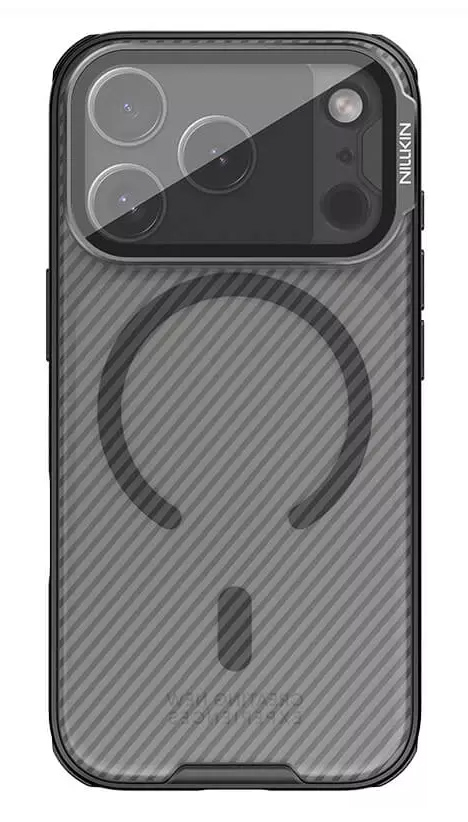 NILLKIN θήκη CamShield Prop Magnetic για Apple iPhone 17 Pro, διάφανη/μαύρη