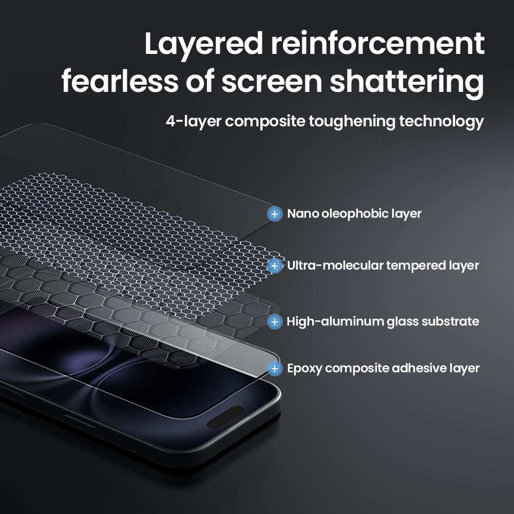 NILLKIN tempered glass 2.5D CP+ Pro για Apple iPhone 17 Pro Max - Image 3