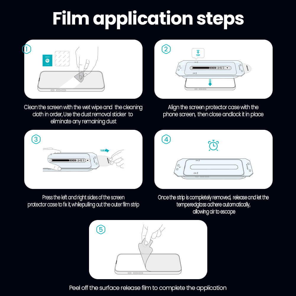 NILLKIN tempered glass 2.5D Guardian για Apple iPhone 17 Pro Max - Image 5