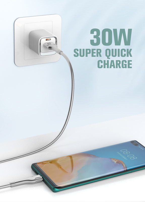 LDNIO καλώδιο USB-C σε USB LS652, 30W, 2m, γκρι - Image 2
