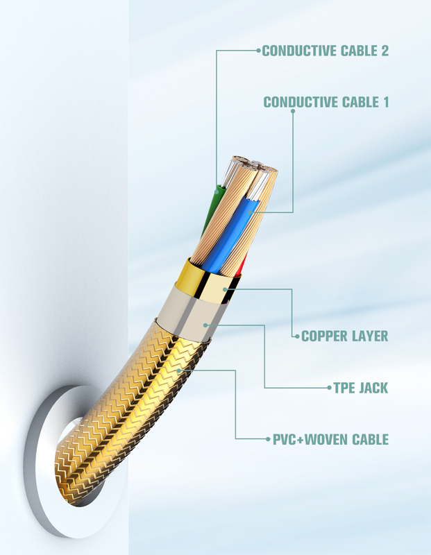 LDNIO καλώδιο USB-C σε USB LS652, 30W, 2m, γκρι - Image 3