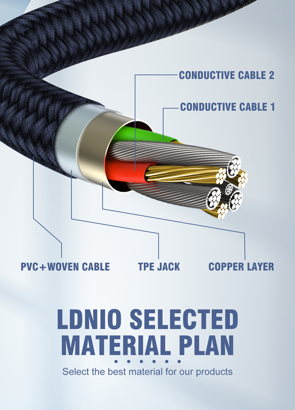 LDNIO καλώδιο micro USB σε USB LS691, 30W, 1m, γκρι - Image 4