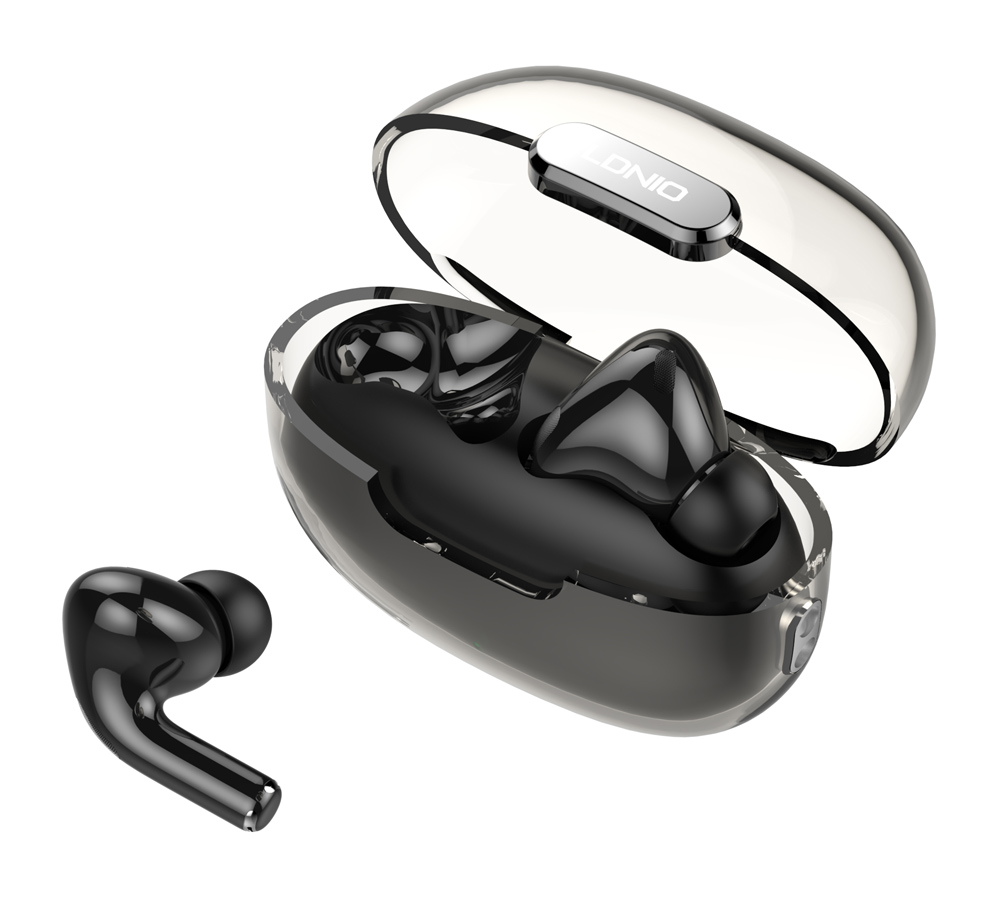 LDNIO earphones με θήκη φόρτισης T02, True Wireless, HiFi, Φ13mm, μαύρα - Image 8
