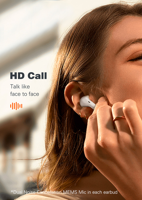 LDNIO earphones με θήκη φόρτισης T03, True Wireless, HiFi, Φ13mm, μαύρα - Image 5